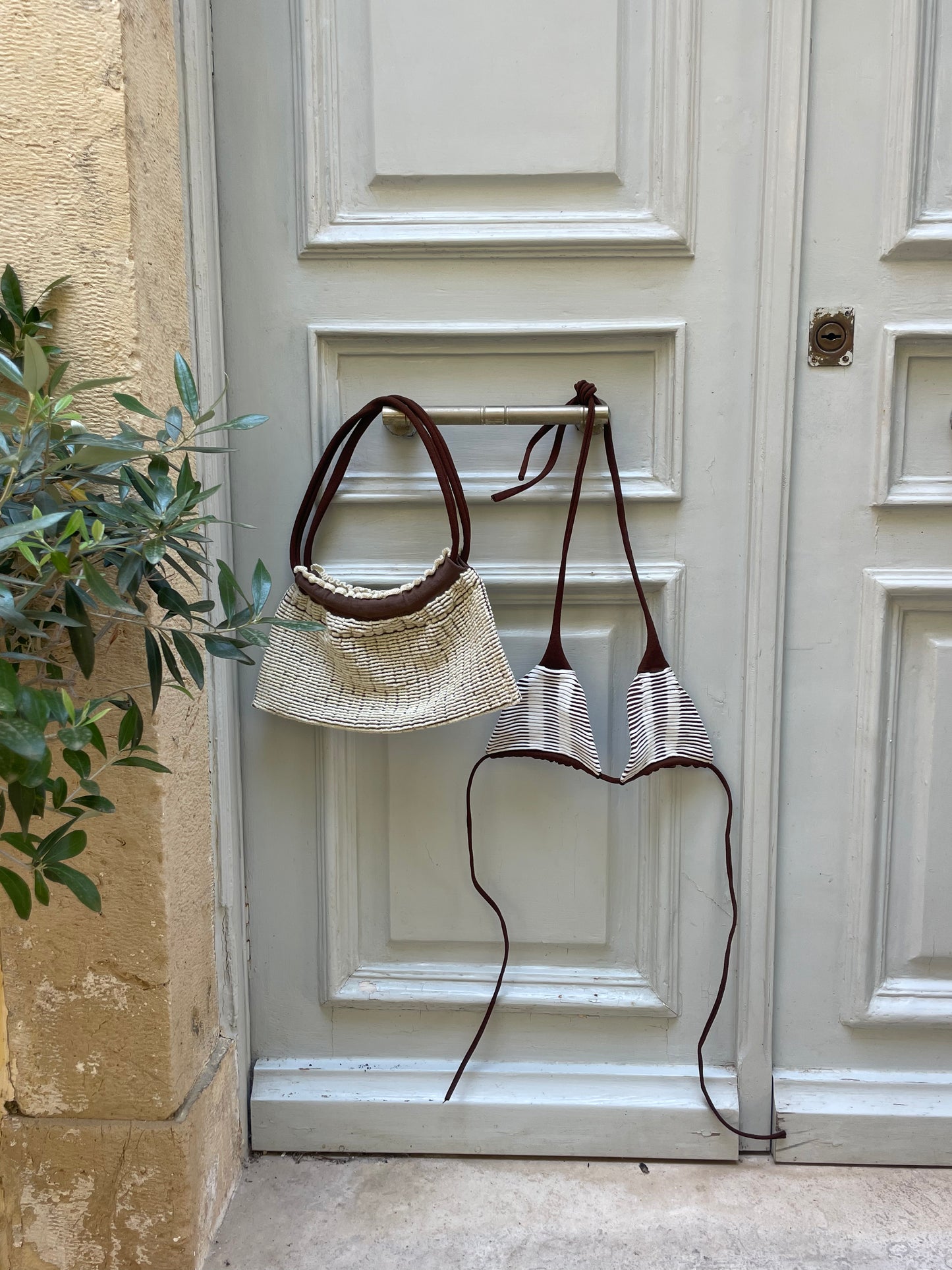Lia Reversible Bag - Pale Lemon