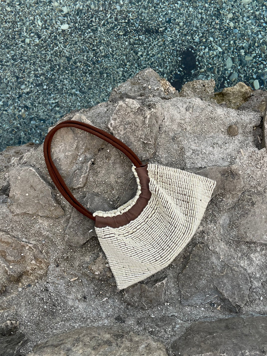 Lia Reversible Bag - Pale Lemon